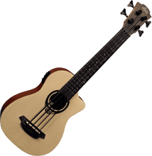Charger l'image dans la galerie, LAG Ukulele BASSE TKB150FCE Mini Basse Fretless Pan-Coupé Électro avec housse