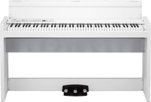 Charger l'image dans la galerie, KORG LP380U-WH Piano numérique Blanc 88 notes, noir avec stand