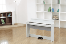 Charger l'image dans la galerie, KORG LP380U-WH Piano numérique Blanc 88 notes, noir avec stand