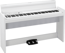 Charger l'image dans la galerie, KORG LP380U-WH Piano numérique Blanc 88 notes, noir avec stand