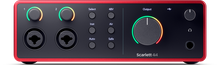 Charger l'image dans la galerie, Focusrite SCARLETT4-4I4 Scarlett G4 - Scarlett 4I4 4th Gen - 4 in / 4 out - USB-C