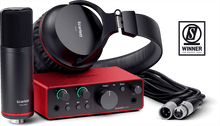 Charger l'image dans la galerie, Focusrite SCARLETT4-SOLO-STU Scarlett G4 - Scarlett Solo Studio 4th Gen - 2 in/2 out USB-C - micro, casque & accessoires