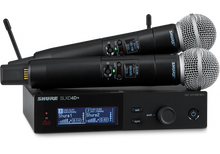 Charger l'image dans la galerie, SHURE - SLXD24D+E-58-G65 1C Système complet double - Complet double main SM58 - 470-606 MHz