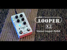 Charger et lire la vidéo dans la visionneuse de la Galerie, MOOER LOOPER X2 LOOPERX2 BLANC Pédale looper
