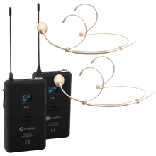 Charger l'image dans la galerie, PRODIPE DSP Duo UHF-B210 Headset 2 micros casque