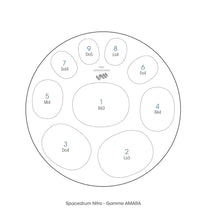 Charger l'image dans la galerie, HANDPAN SPACEDRUM NITRO 9 NOTES - AMARA RÉ MINEUR