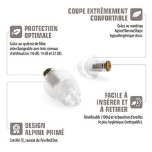 Charger l'image dans la galerie, ALPINE MUSIC SAFE PRO TRANSPARENT protection Auditive