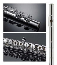 Charger l'image dans la galerie, AZUMI AZZ2RI Flute Tête argent Plateaux creux en ligne patte d'Ut