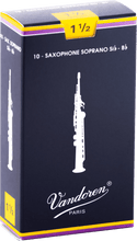 Charger l'image dans la galerie, VANDOREN SR2015 boite de 10 anches Saxo Soprano Force 1,5