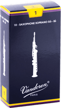 Charger l'image dans la galerie, VANDOREN SR201 boite de 10 anches Saxo Soprano Force 1