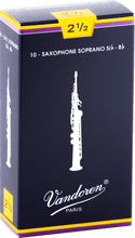 Charger l'image dans la galerie, VANDOREN SR2025 boite de 10 anches Saxo Soprano Force 2,5
