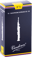 Charger l'image dans la galerie, VANDOREN SR2035 boite de 10 anches Saxo Soprano Force 3,5
