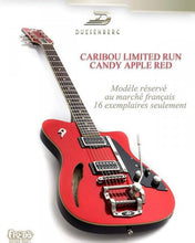 Charger l'image dans la galerie, DUESENBERG CARIBOU Limited Edition Candy Apple Red Guitare Electrique avec etui