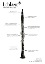 Charger l'image dans la galerie, LEBLANC CLARINETTE EN ABS SIB CL651