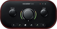 Charger l'image dans la galerie, FOCUSRITE - RFO VOCASTER-TWO-STUDIO - Pack pour podcast - Interface audio 2 entrées / Micro / Casque / Accessoires