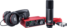 Charger l'image dans la galerie, Focusrite SCARLETT3-SOLO-STUDIO Interface Scarlett G3 -2 in/2 out USB-C micro, casque & accessoires