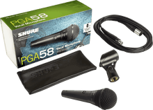 Charger l'image dans la galerie, SHURE PGA58-XLR Voix - Dynamique cardioïde XLR