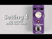 Charger et lire la vidéo dans la visionneuse de la Galerie, MOOER ECHOLIZER Pédale Délay