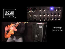 Charger et lire la vidéo dans la visionneuse de la Galerie, ACUS ONE FORSTRINGS 6T Black Combo ampli acoustique