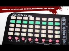 Charger et lire la vidéo dans la visionneuse de la Galerie, AKAI PROFESSIONAL RAP APCMINIMK2 Pour Ableton - 8x8 pads 9 faders