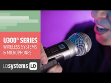 Charger et lire la vidéo dans la visionneuse de la Galerie, LD Systems U305 HHD Système de Micro sans Fil avec Micro Main dynamique - 584 - 608 MHz