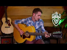 Charger et lire la vidéo dans la visionneuse de la Galerie, GUILD F 2512E GUITARE E.A FOLK 12 CORDES+ HOUSSE