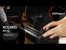 Charger et lire la vidéo dans la visionneuse de la Galerie, ROLAND FP 10 Piano Numérique Noir