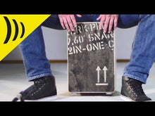 Charger et lire la vidéo dans la visionneuse de la Galerie, SCHLAGWERK CAJON PSC CP403BLK Bouleau - médium noir