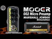 Charger et lire la vidéo dans la visionneuse de la Galerie, MOOER 002 UK GOLD 900 pédale préampli