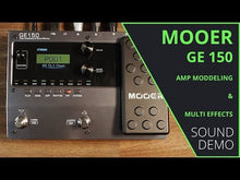 Charger et lire la vidéo dans la visionneuse de la Galerie, MOOER GE 150 Multi Effet Guitare