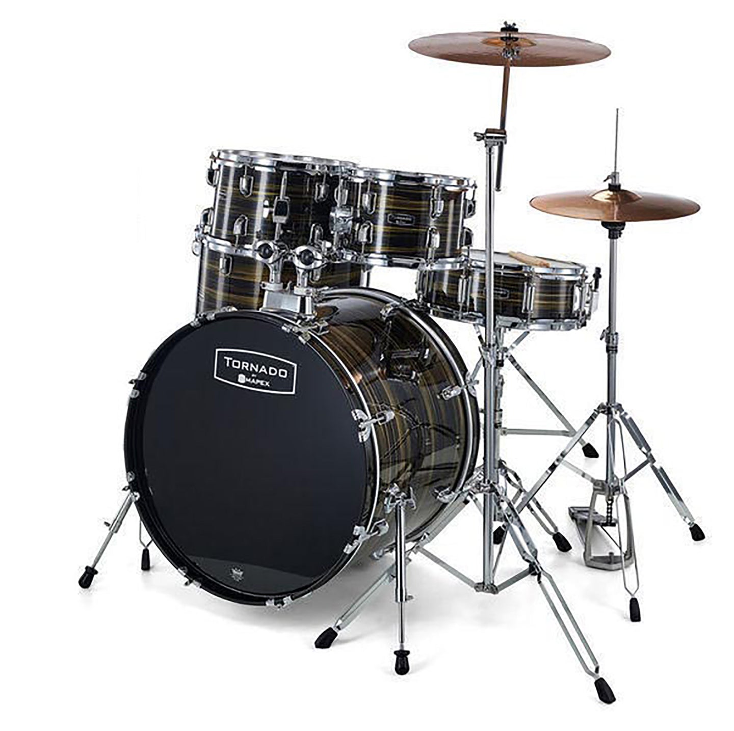 TORNADO BY MAPEX 20 5F WOOD GRAIN BROWN TND5044TCFJ