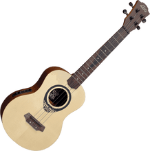 Charger l'image dans la galerie, LAG TKU150TE UKULELE Tenor Slim Arched Back Électro avec housse
