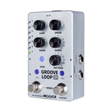 Charger l'image dans la galerie, MOOER GROOVE LOOP X2 GROOVELOOPX2 GRIS Pédale looper
