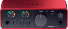 Charger l'image dans la galerie, Focusrite SCARLETT4-SOLO Scarlett G4 - Scarlett Solo 4th Gen - 2 in / 2 out - USB-C
