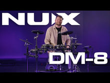 Charger et lire la vidéo dans la visionneuse de la Galerie, NUX - BATTERIE ELECTRONIQUE  DM-8  NUX 5 FÛTS 4 CYMBALES
