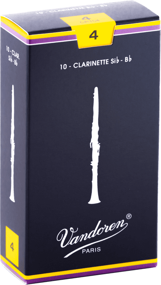 VANDOREN CR104 boite de 10 anches Clarinette Sib  Force 4