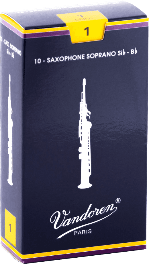 VANDOREN SR201  boite de 10 anches Saxo Soprano Force 1