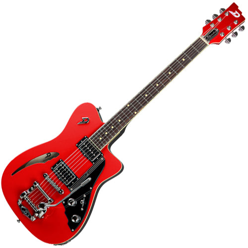 DUESENBERG CARIBOU Limited Edition Candy Apple Red Guitare Electrique avec etui