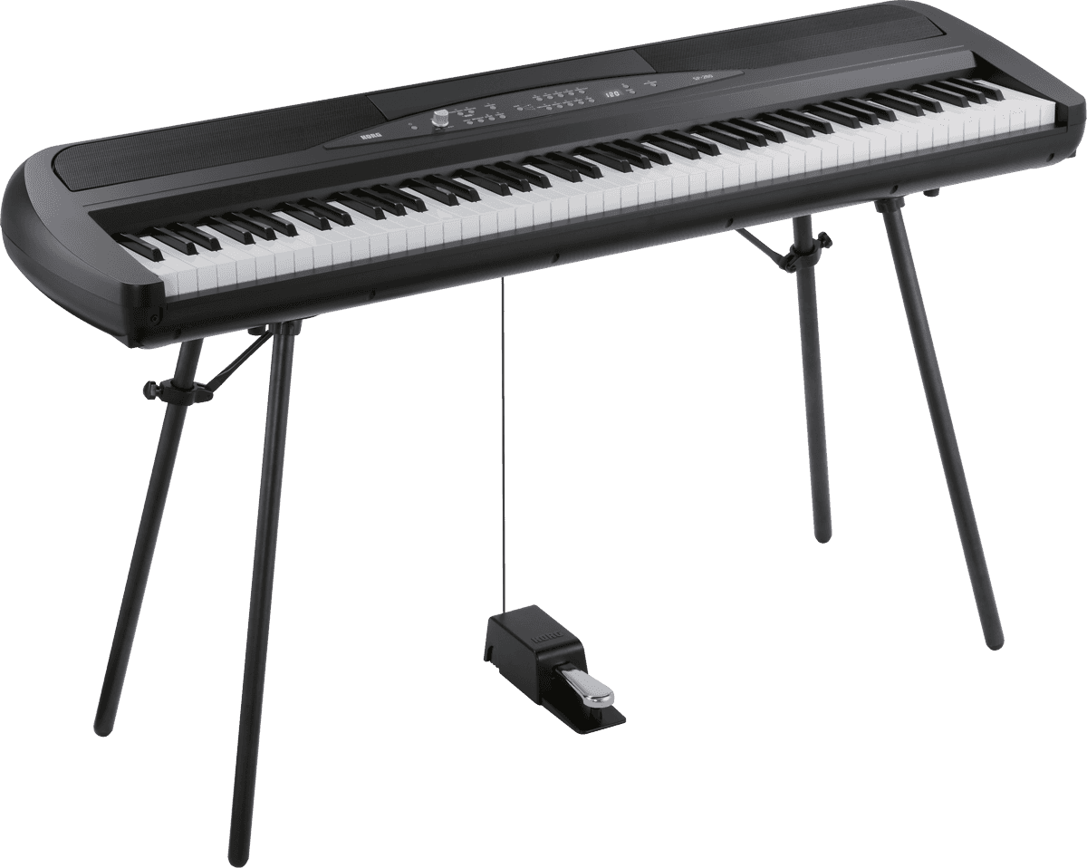 KORG - KOP SP280-BK Piano numérique 88 notes, noir avec stand