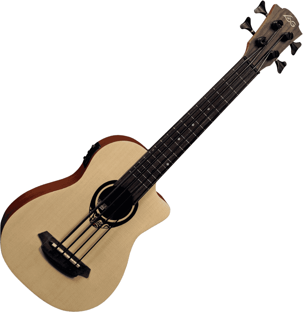 LAG Ukulele BASSE TKB150CE Tiki Mini Bass cutaway acoustic elec