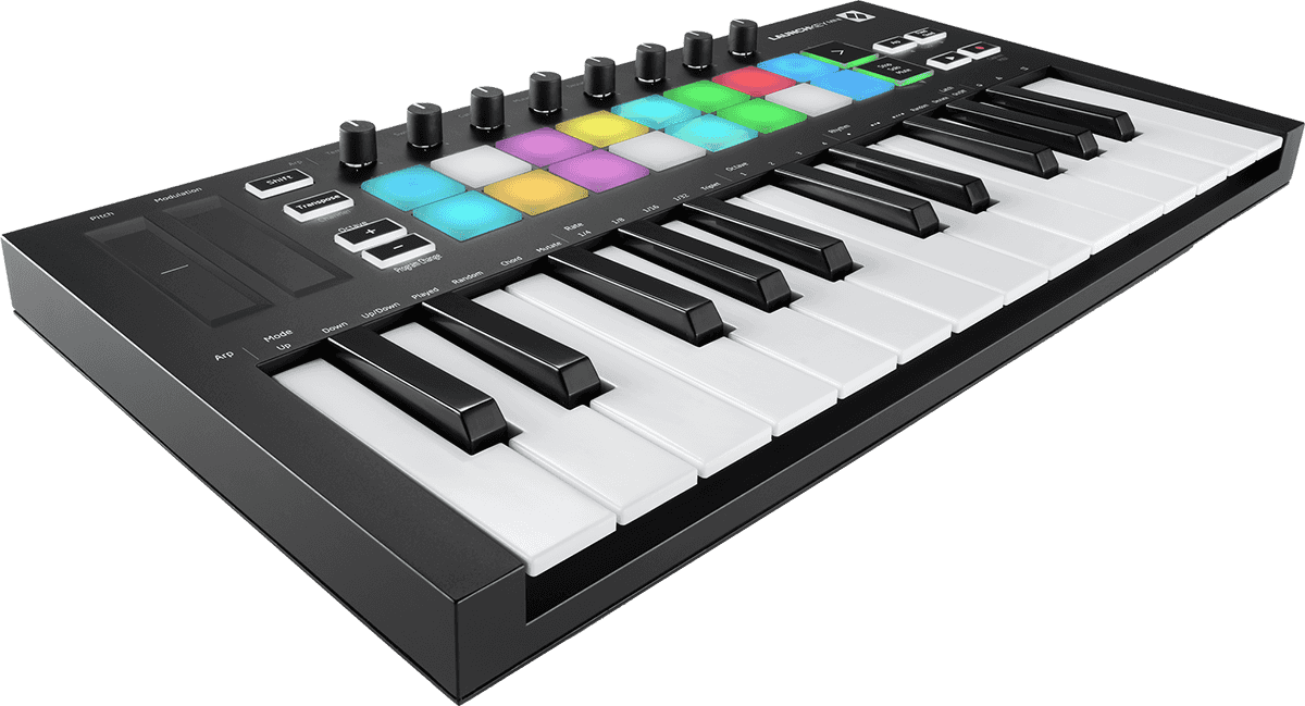 Novation Launchkey Mini MkIII Clavier Mini touches 25 notes 16 pads