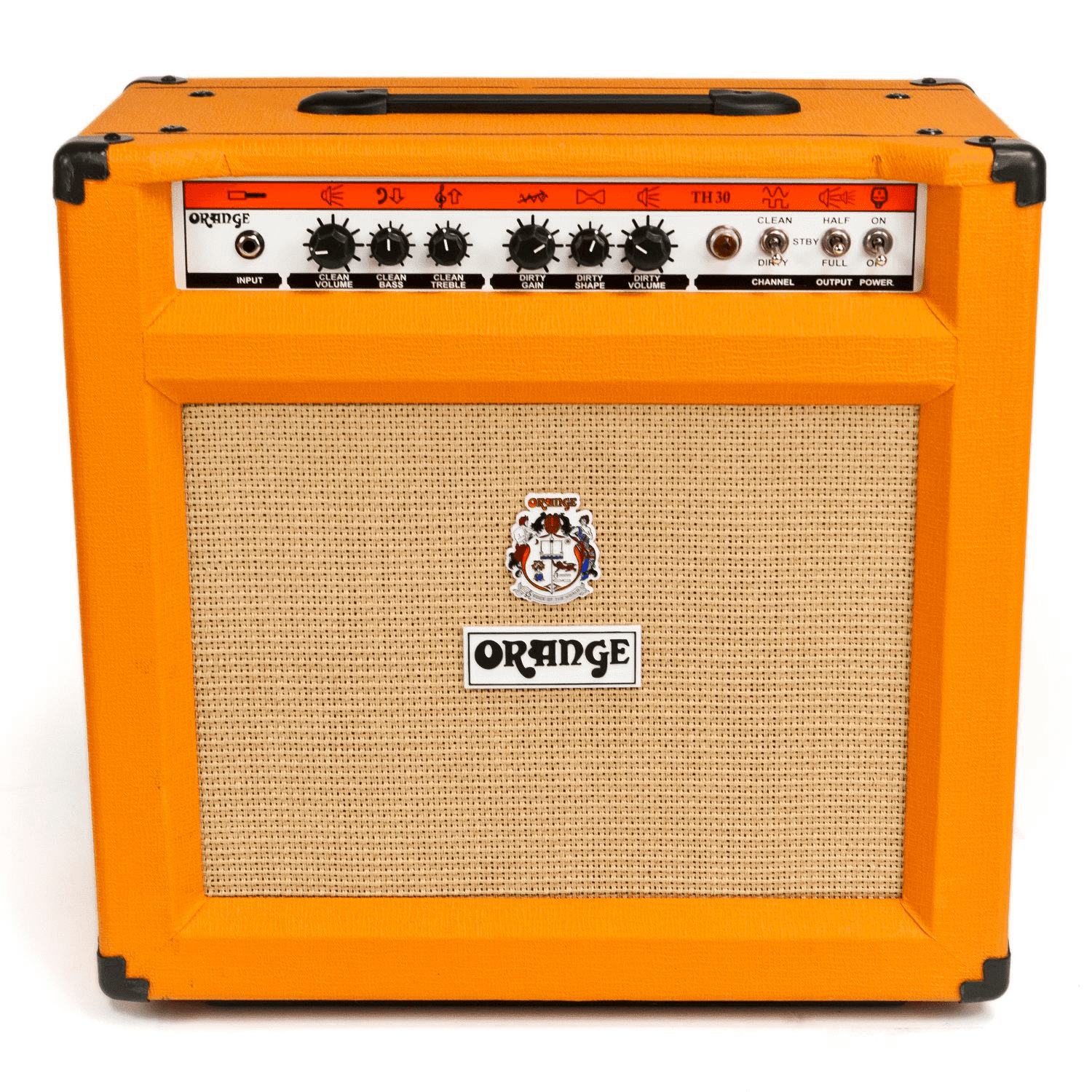 Jolivet Music. Amplificateur Guitare Electro-Acoustique ORANGE CRUSH 30  Watts (piles)