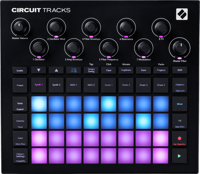 NOVATION - RNO CIRCUIT-TRKS Groove box à matrice RGB