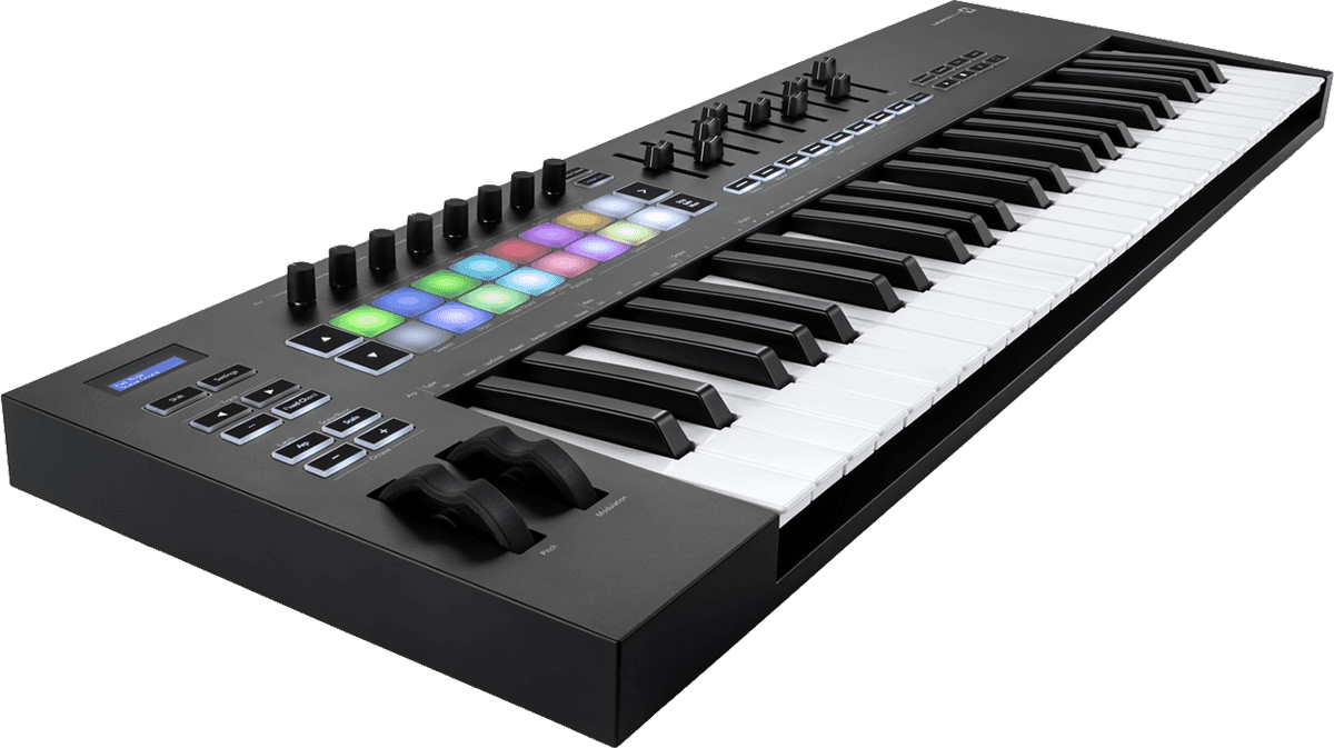 Novation LAUNCHKEY-49-MK3 -Clavier49 notes, 16 pads