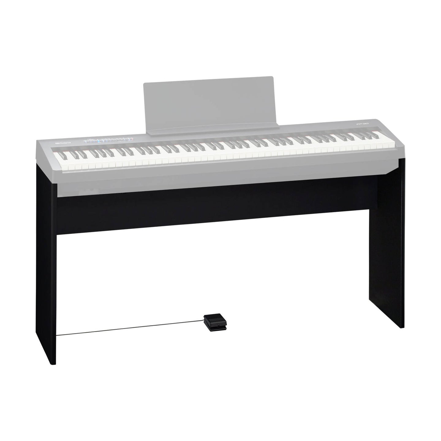 ROLAND KSC 70 BK meuble pour Piano Numérique Roland FP30 x Noir