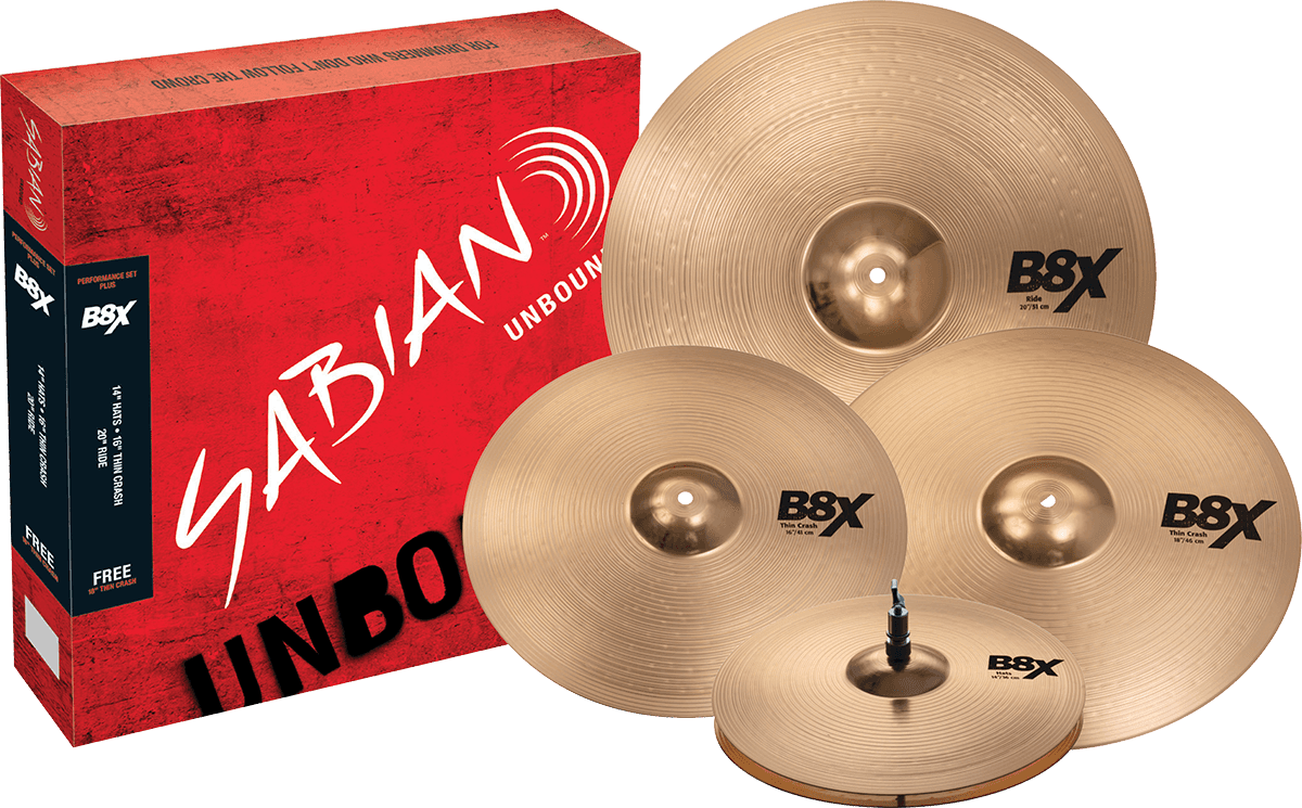 SABIAN Cymbales 45003XG Set harmonique - Promo 14