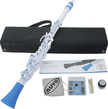 Charger l&#39;image dans la galerie, NUVO VNU N120CLBL Clarinette Clarineo Blanc et bleu
